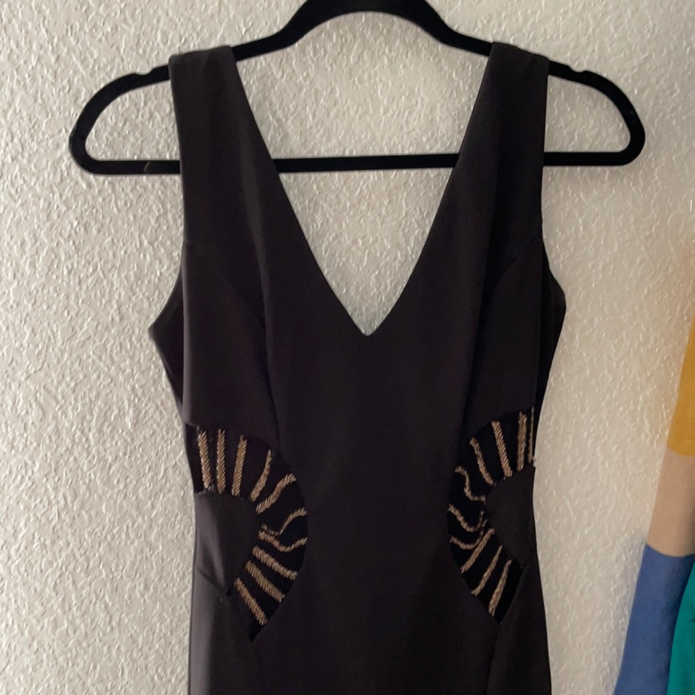 Maxi black dress